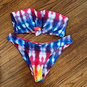 Tie-dye bikini. Size small